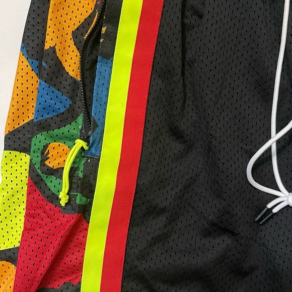 MENS PUMA BLACK FIVES BASKETBALL SHORTS - Picture 10 of 11